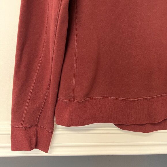 Champion Lightweight Logo Sweatshirt Size Lg Burgundy - Picture 6 of 12